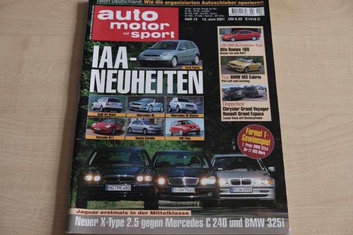Deckblatt Auto Motor und Sport (13/2001)
